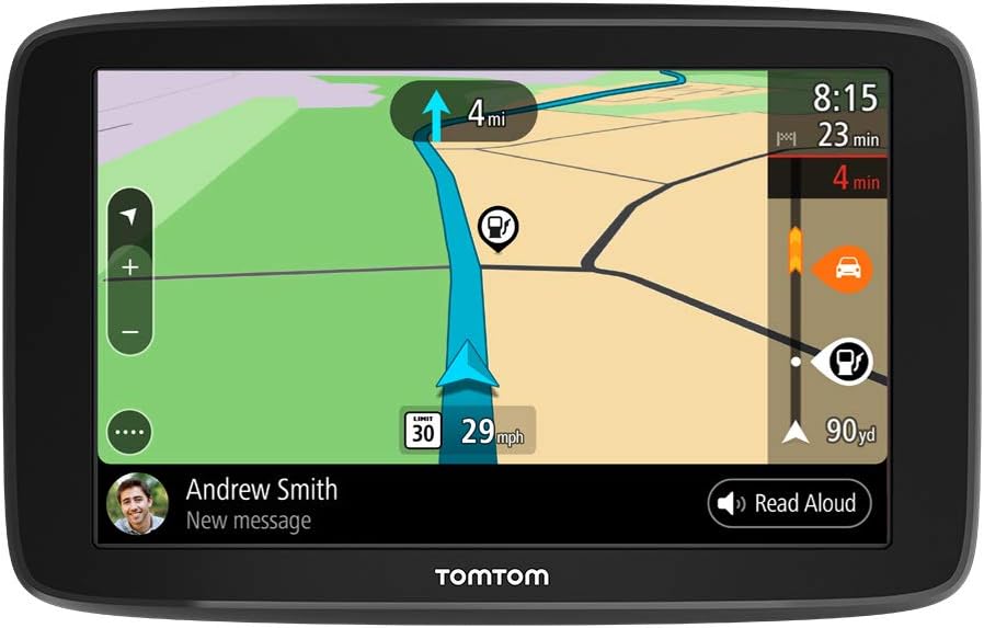 TomTom Go Comfort 5 Inch GPS Navigation Device with Updates via Wi-Fi, Real Time Traffic, Free Maps of North America, Smart Routing