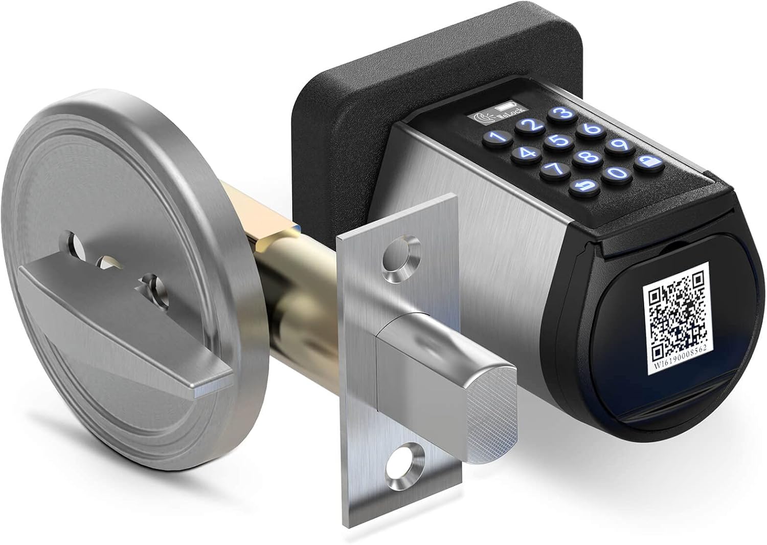 Smart Deadbolt Lock, WELOCK 4-in-1 Smart Door Lock with Bluetooth APP, Keyless Entry Door Lock, Smart Locks for Front Door Home Apartment