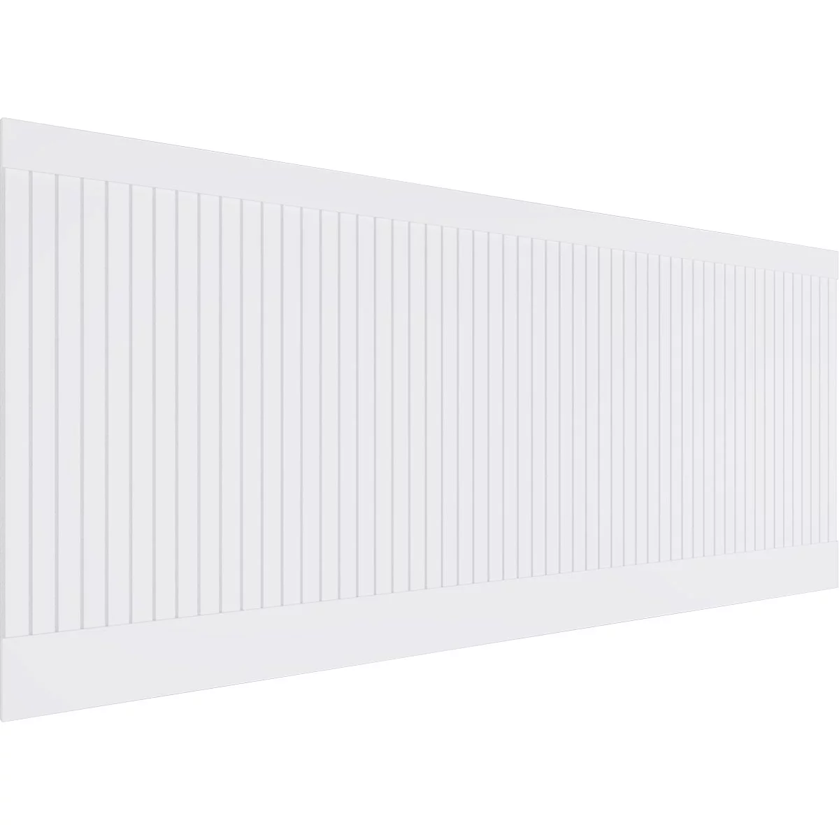 Ekena Millwork 40"H x 94 1/2"W Beadboard PVC Wainscot Paneling Kit
