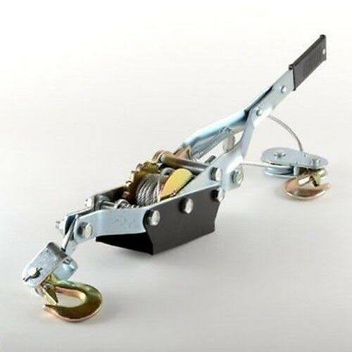 4 Ton Hand Come A Long Winch Power Puller Hoist Tool Pulling Pull Wire Cable 89025