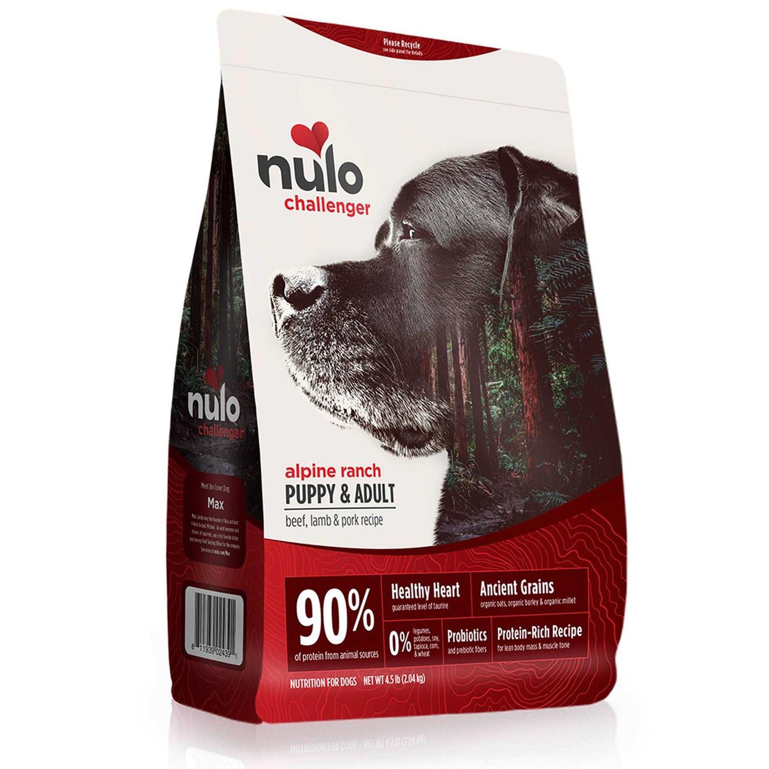 Nulo Challenger Alpine Ranch Beef Lamb &amp; Pork Dry Puppy Food - Pet Supplies online store