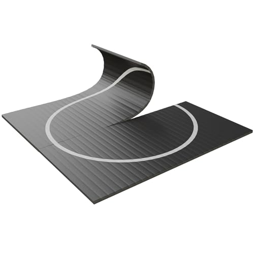 10' x 10' Wrestling Mat Jiu Jitsu Mats Wrestling Mats for Home Flexi Roll Wrestling Mat 1.25" Thick BJJ Mats Jiu Jitsu Mats for Home Judo Mats