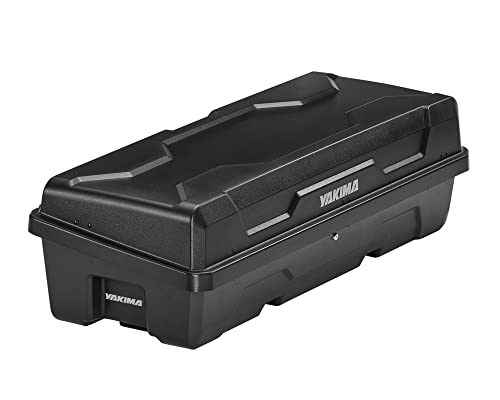Yakima Hard Shell Cargo Box, Vehicle Rooftop Travel & Storage Gear Case, Carrier for Cartop or Truck Bed, 10 Cubic Feet, DeepSpace 10, Black