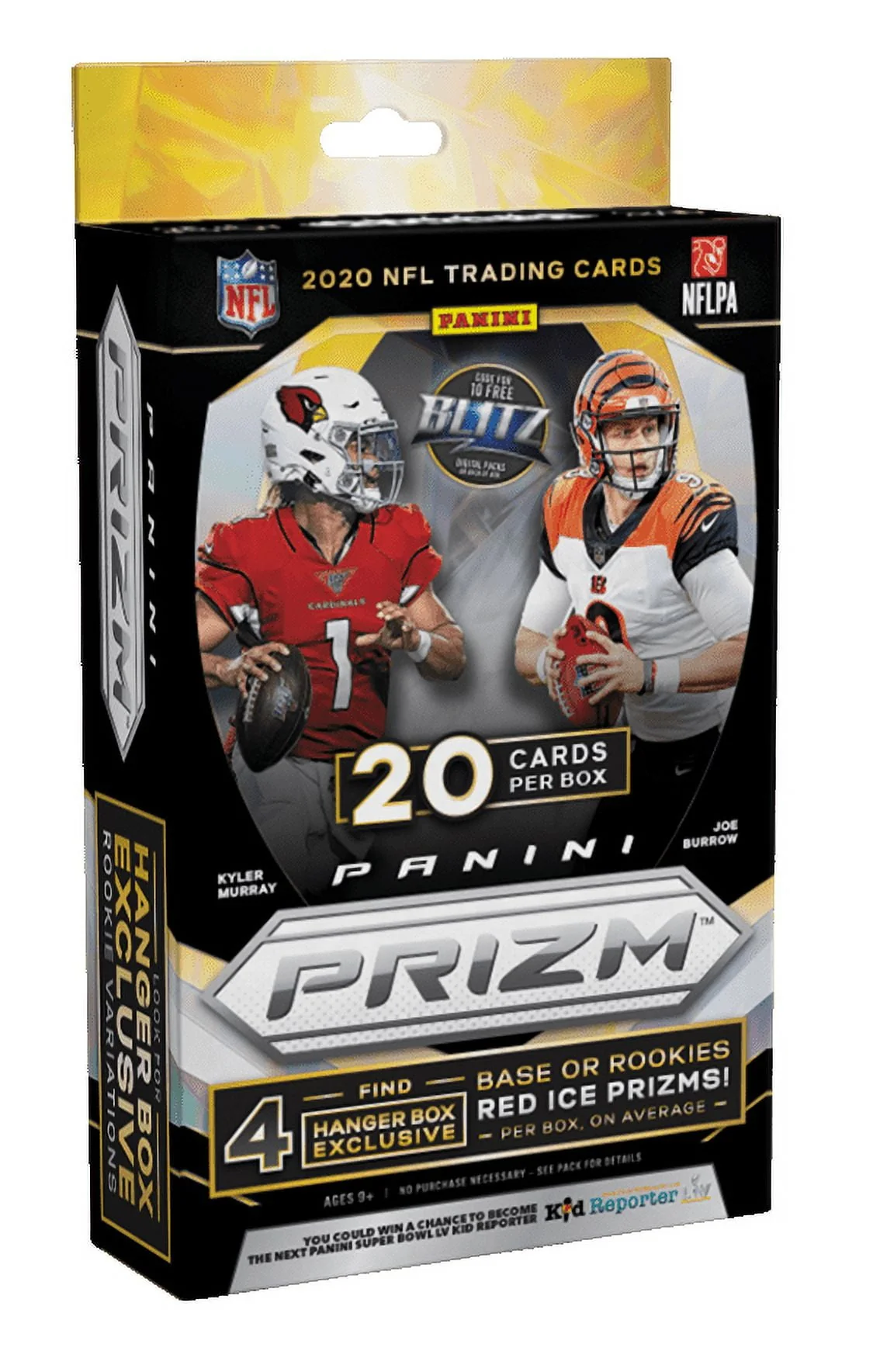 2020 Panini Prizm NFL Football Trading Cards Hanger Box