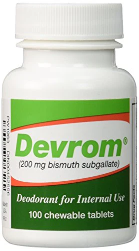 Devrom Tablets Bottle of 100 Tablets,new and old package alternate - Kansas Nuitrition - HNZSDS