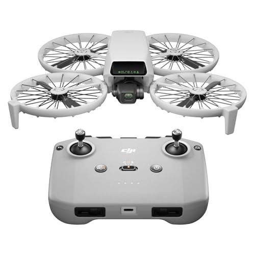 DJI Flip Fly More Combo With RC 2 Screen Remote Controller, Drone With 4K UHD Camera for Adults, Palm Takeoff, Auto Return, Intelligent Flight