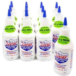Lucas Oil 10008-PK12 Power Steering Stop Leak - 12 oz.
