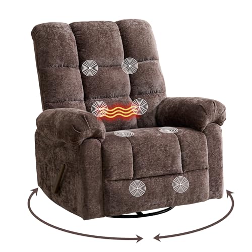 Oversized Power Lift Recliner Chair with Massage and Heat for Elderly, 26" Extra Wide Lift Chair for Big and Tall