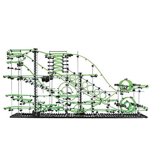 1337 Pieces Marble Run Set Toys with 3 Steel Balls Glow in The Dark