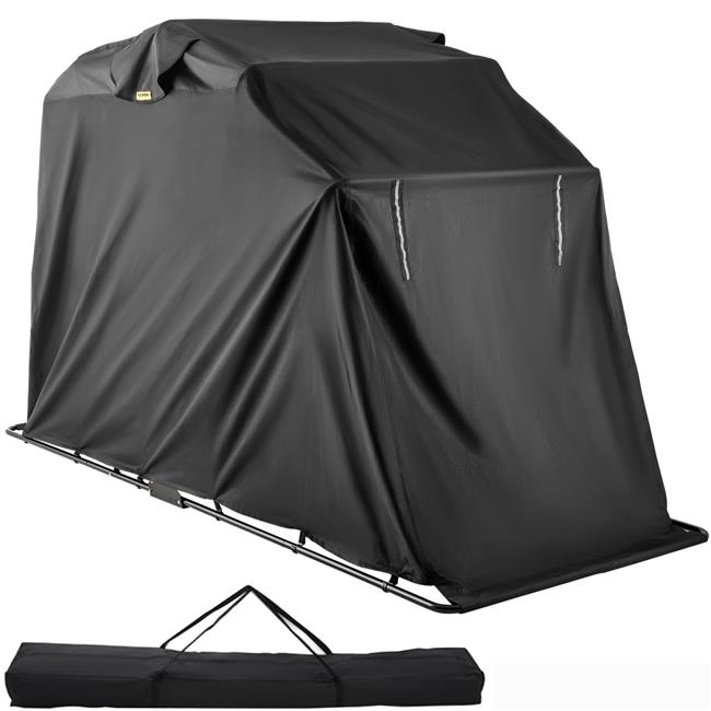 Vevor  106.3 x 41.3 x 61 in. Shed Strong Frame Motorbike Garage Waterproof Motorcycle Shelter