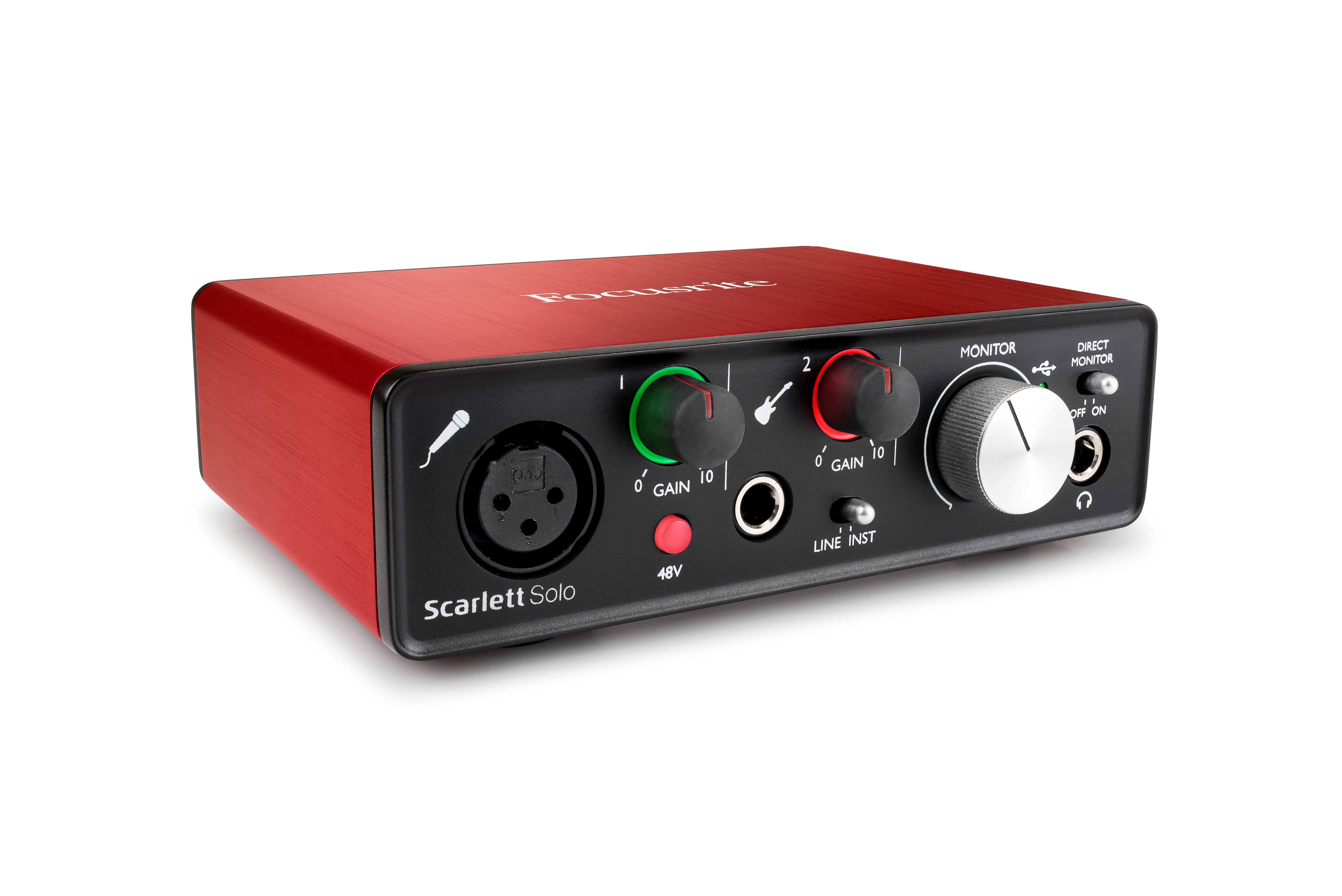 Focusrite - Scarlett Solo 2nd Gen USB Audio Interface
