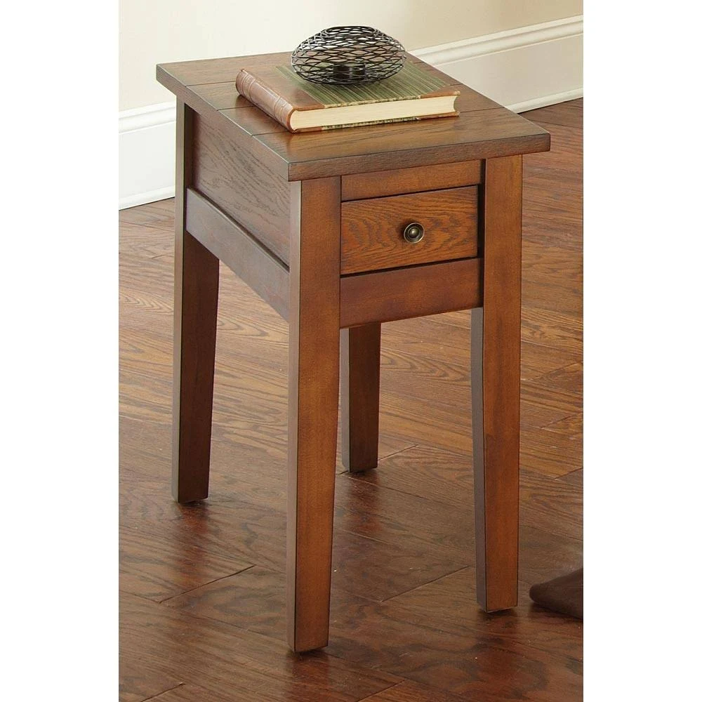 Steve Silver DeSoto Oak Chairside End Table