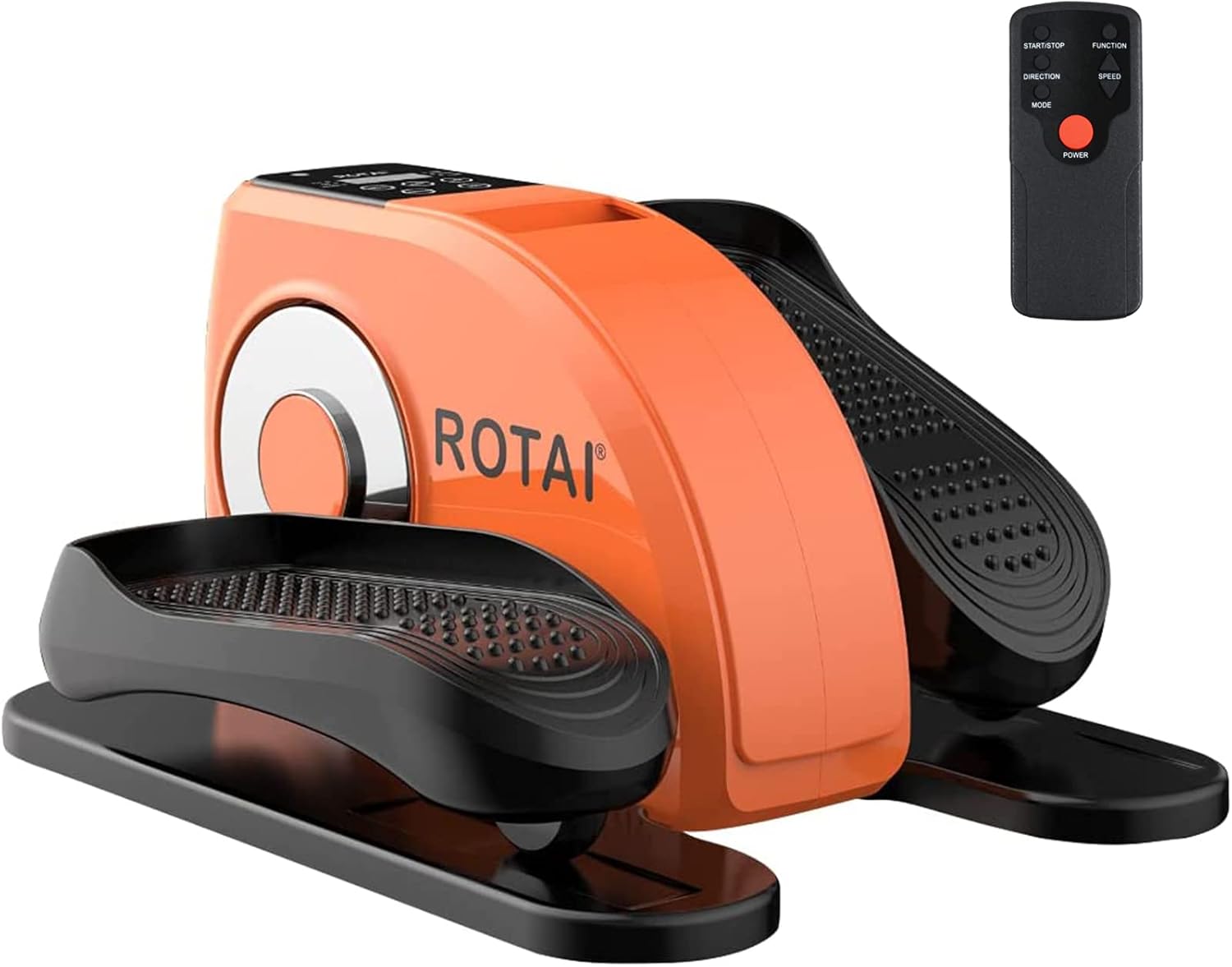 ROTAI Under Desk Elliptical Machine for Seniors Rehab Electric Seated Leg Foot Pedal Exerciser Bike