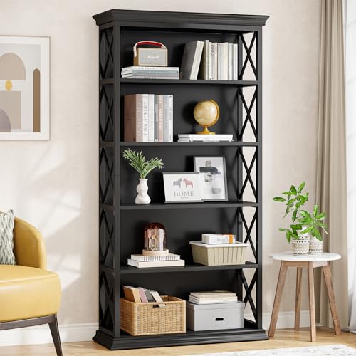 Tribesigns 6-Tier Bookcase, 71 Inches Industrial Bookshelves and Bookcases