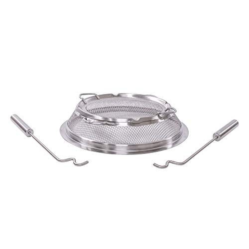 Solo Stove Bonfire Shield - Durable Stainless Steel Spark Protector Mesh Screen for Fire Pits