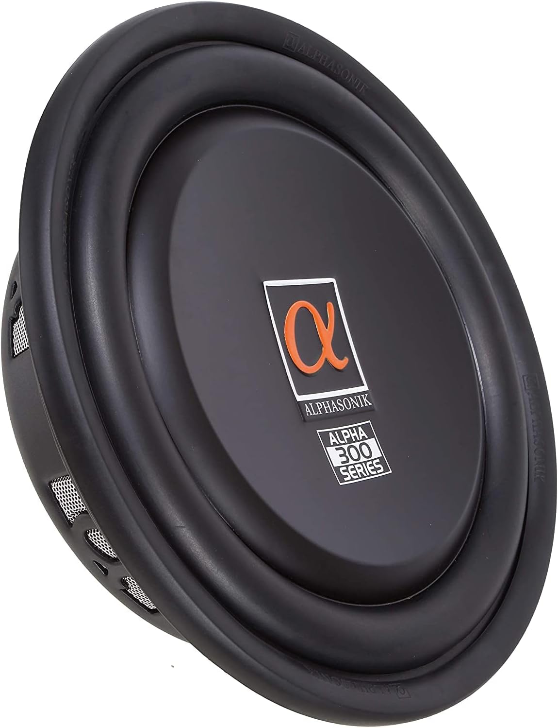Alphasonik TSW312 Treis 300 Series Shallow Mount 12” 1500 Watts Max / 500 Watts RMS Single 4 Ohm Car Low Profile Flat Slim Thin Subwoofer Aluminum