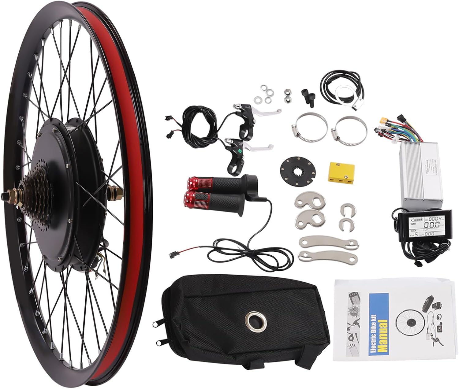 Electric Bicycle Wheel Kit Front/Rear Wheel Hub Motor Electric Bike Conversion Kit