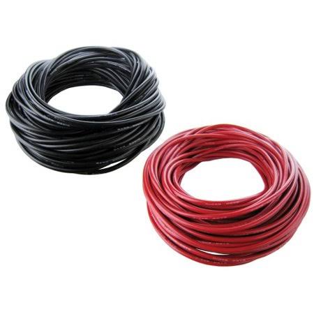 6 AWG Gauge Silicone Wire - Fine Strand Tinned Copper - 50 ft. Each Red u0026 Black