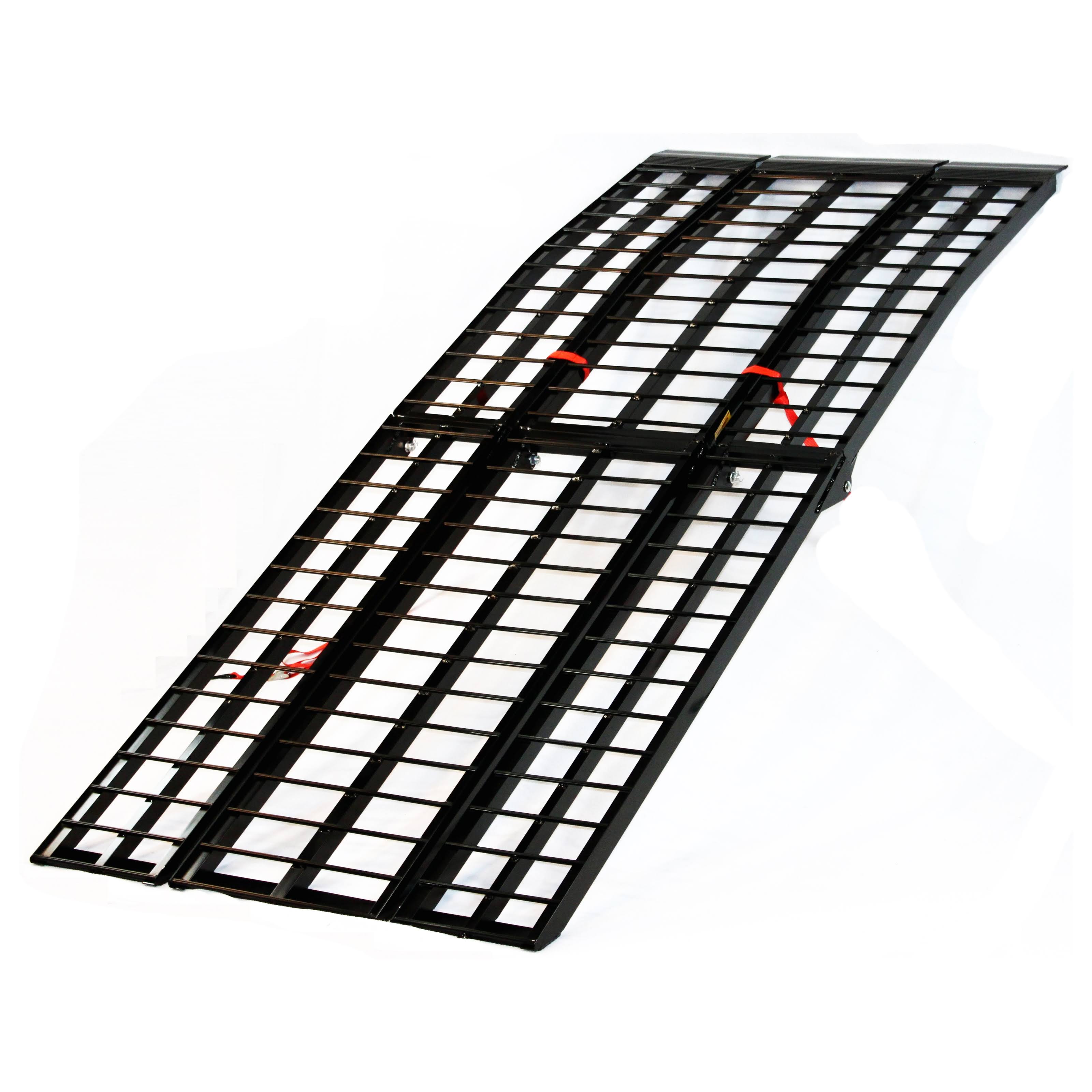 Titan 10& Aluminum Wide Truck Loading Ramp Motorcycle Harley Cruiser ATV 120-MS