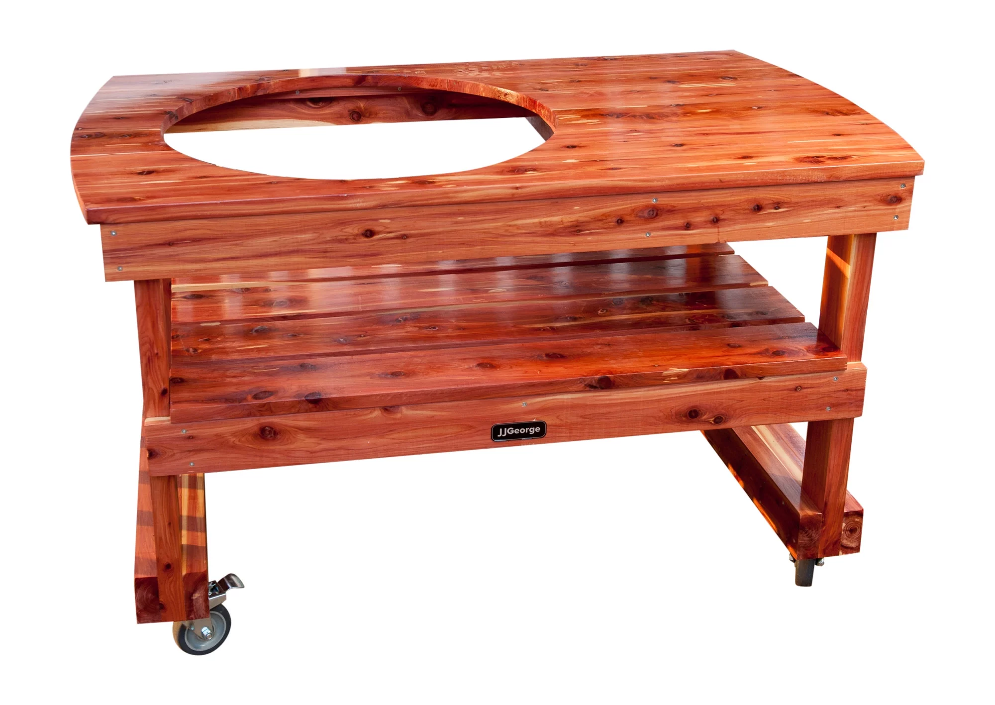 JJGeorge Long Table for XL Big Green Egg