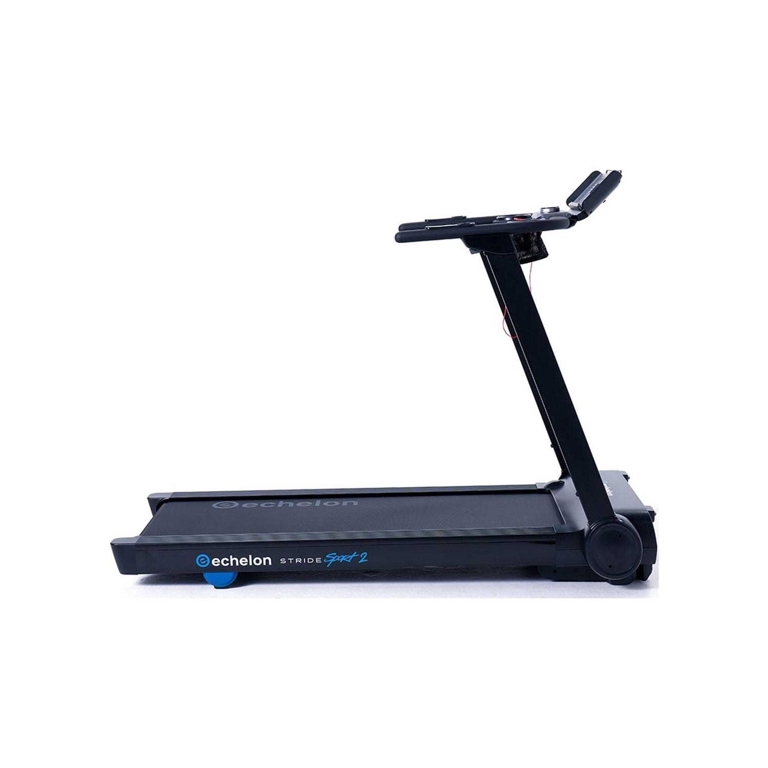 Echelon Stride Sport 2 Auto-Fold Compact Treadmill with 12 Levels of Incline + 30-Day Free Membership - Sports Supplies Online Store