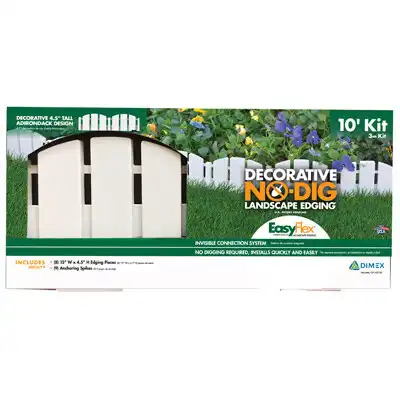 Westlake Dimex 3600WT-10-6 10 Foot White Landscape Edging Kit - Curated Treasures Market