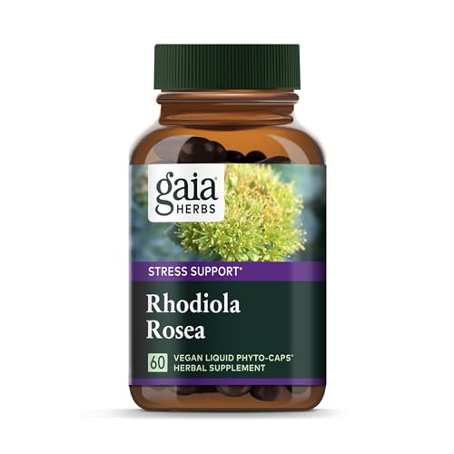 Gaia Herbs Rhodiola Rosea - Stress Support Supplement Traditionally for Supporting Healthy Stamina and Endurance