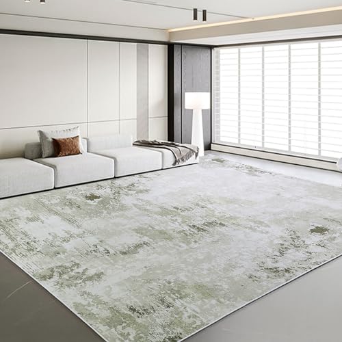 HOMBYS 10x14 ft Modern Area Rug for Living Room Bedroom, Large Abstract Floor Carpet with Non-Slip Backing for Indoor Office Dining Room