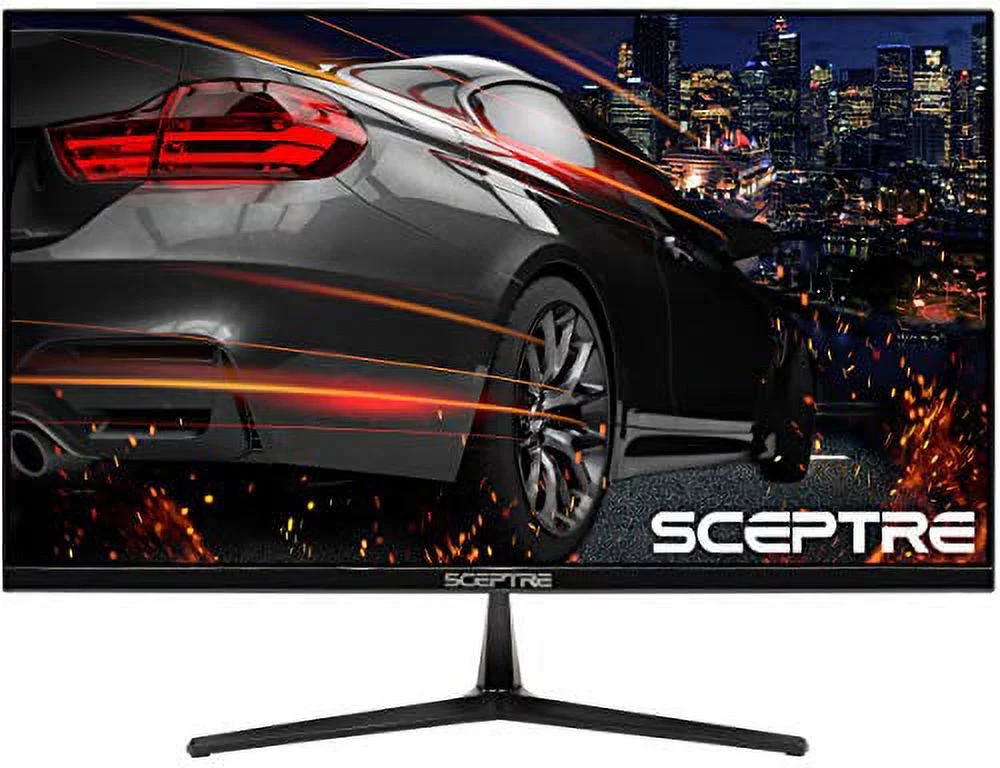 Sceptre E255B-1658A 25" FHD 1080p 165Hz 144Hz 1ms AMD FreeSync gaming LED Monitor 2x HDMI 2.0 1x DisplayPort RTS FPS Build-in Speakers, Machine Black