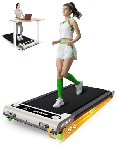 Walking Pad with Incline, Under Desk Treadmill for Home, 2.5HP Portable Treadmills with Remote Control, 4 in 1 Incline Treadmill with LED Display