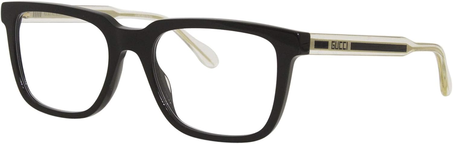 Gucci GG 0560O 005 Black Plastic Rectangle Eyeglasses 55mm
