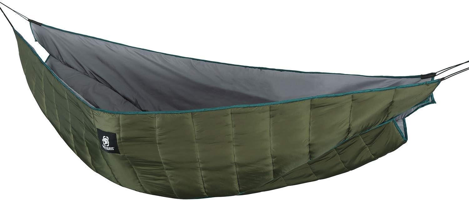 OneTigris Shield Cradle Pro Double Hammock Underquilt for Winter Hammock Camping, Large Wide Under Blanket for Adults & Kids Camping, Hiking
