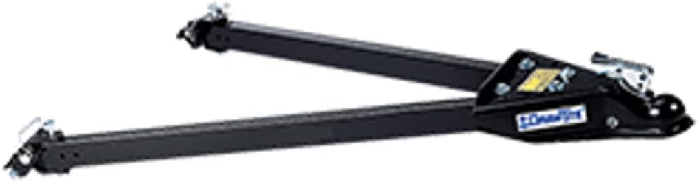 Draw-Tite Adjustable Tow Bar | 5,000 Lbs Capacity | Includes Mount Brackets | Black