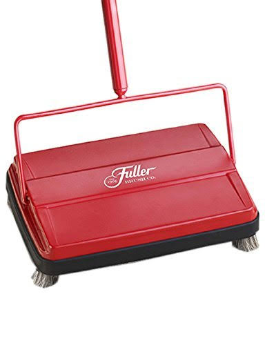 Fuller Brush Electrostatic Carpet u0026 Floor Sweeper - 9x22 Cleaning Path - Red