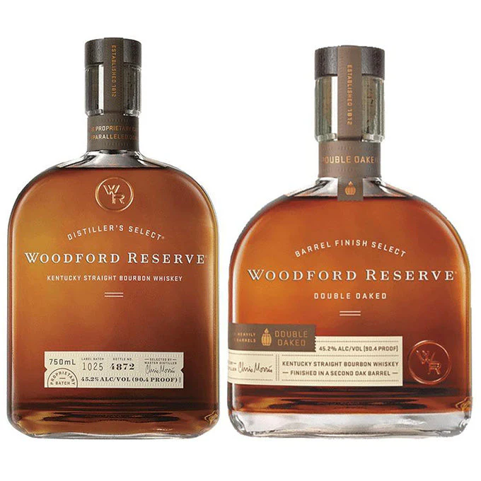 Woodford Reserve Bourbon & Double Oaked Bourbon Bundle - Nestor Liquor