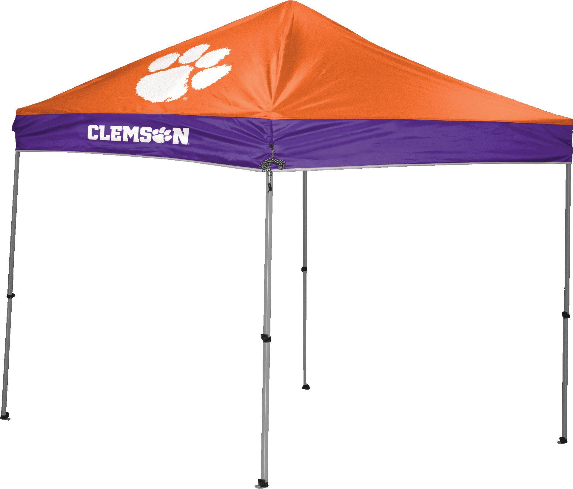 Rawlings Clemson Tigers 9& x 9& Straight Leg Canopy Tent, Black