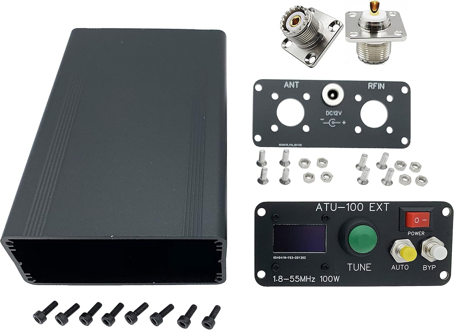 Malahit ATU-100 Antenna Tuner Box atu100 Shell ATU100 1.8-50MHz case