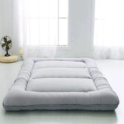 Hogue 4x22 Cotton Futon Mattress Trule Size: Queen, Color: Gray