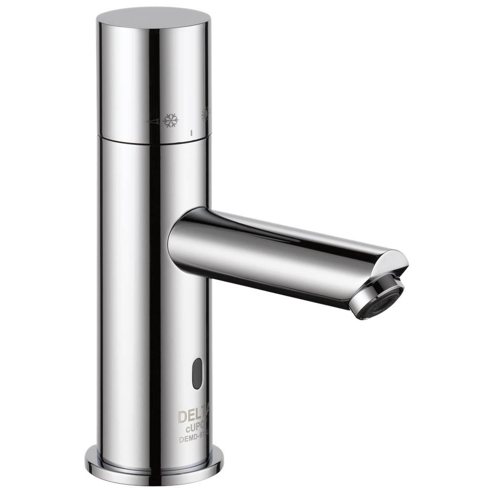 Delta Faucets DEMD-611LF Thermostatic Electronic Bathroom Faucet, Battery-Operated in Chrome