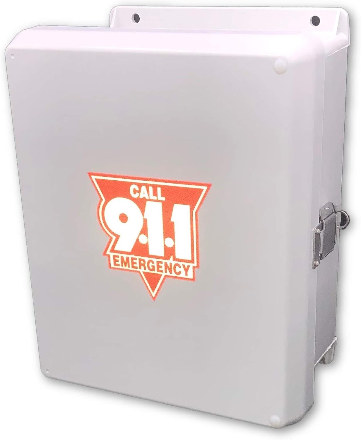 Emergency Pool Phone - 911 Only Cellphone with Weatherproof Outdoor Enclosure Phone Box Cabinet