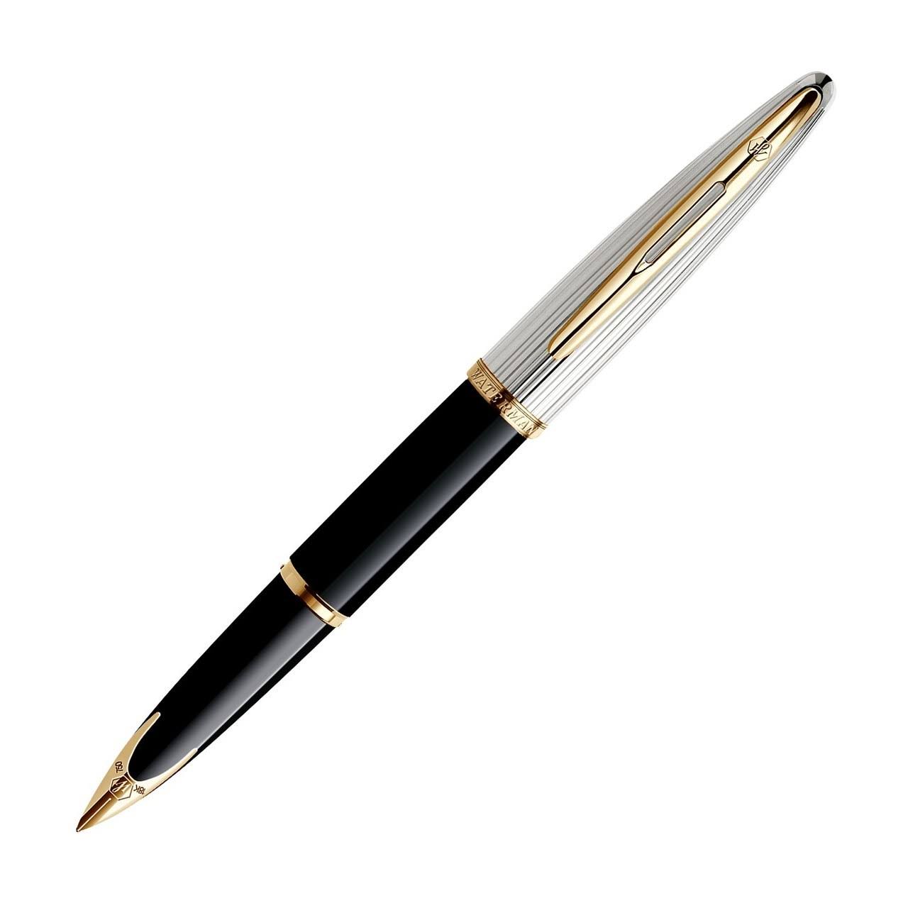 Waterman Carene Deluxe Black Fountain Pen - Medium