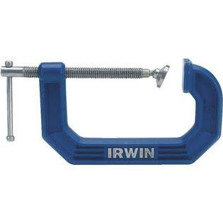 Irwin (2)-Irwin 8x22 Jaw Capacity 4x22 Throat Depth Quick-Grip C-Clamp 225108