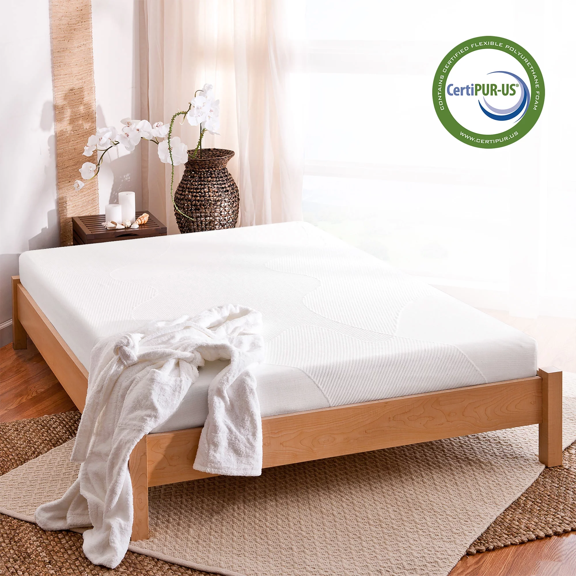 Spa Sensations by Zinus Serenity 8 Memory Foam Mattress, Queen