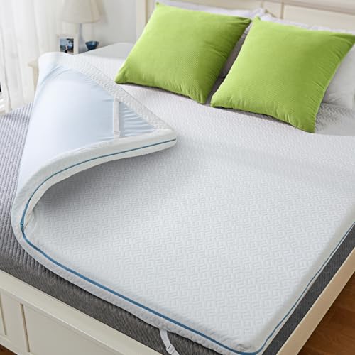 Dreamsmith Twin XL Mattress Topper - 3 Inch Cooling Gel Memory Foam Mattress Pad for Pressure Relief