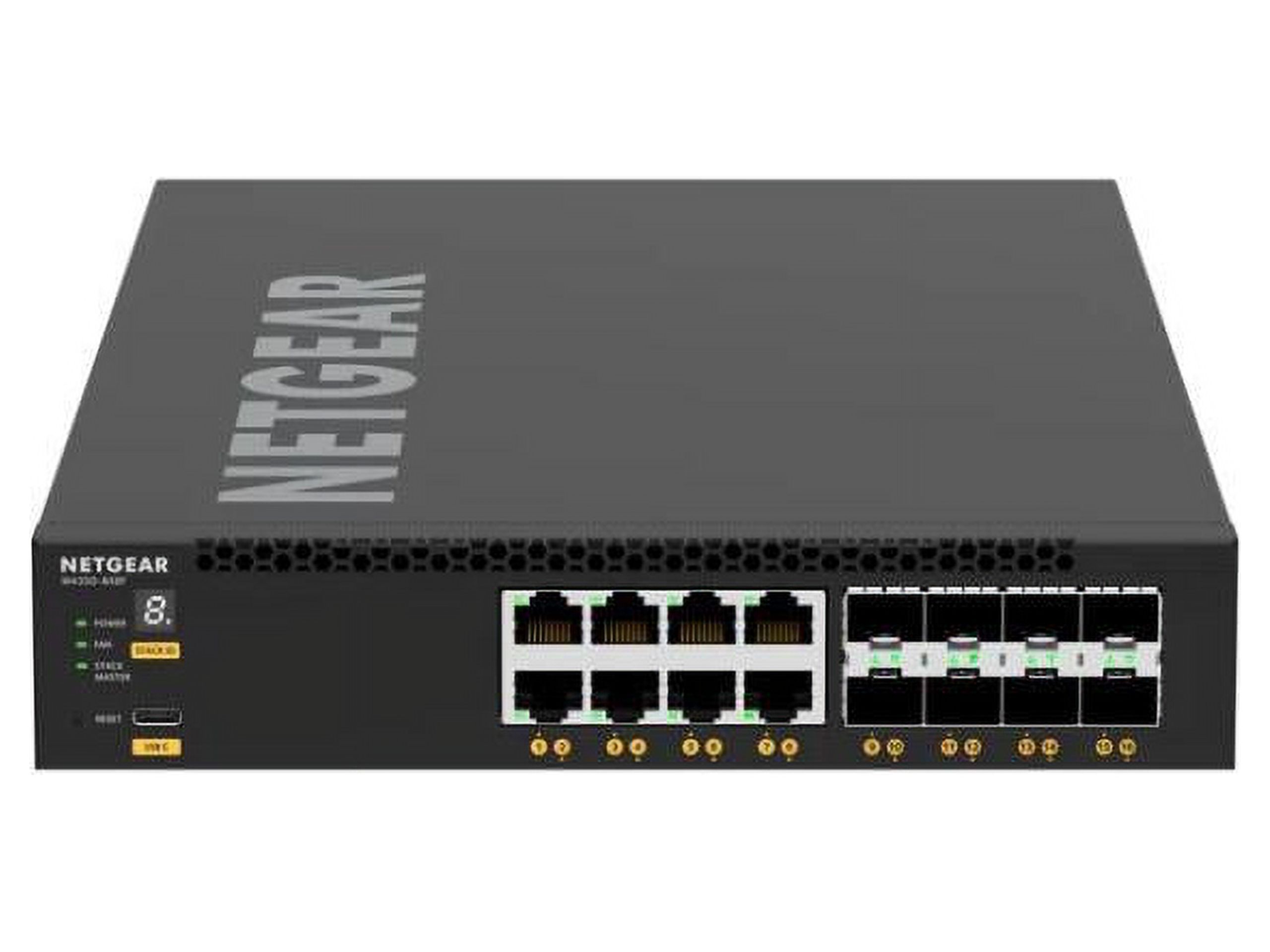 NETGEAR M4350 XSM4316 16-Port 8x10G/Multi-Gig and 8xSFP+ Desktop Managed Switch