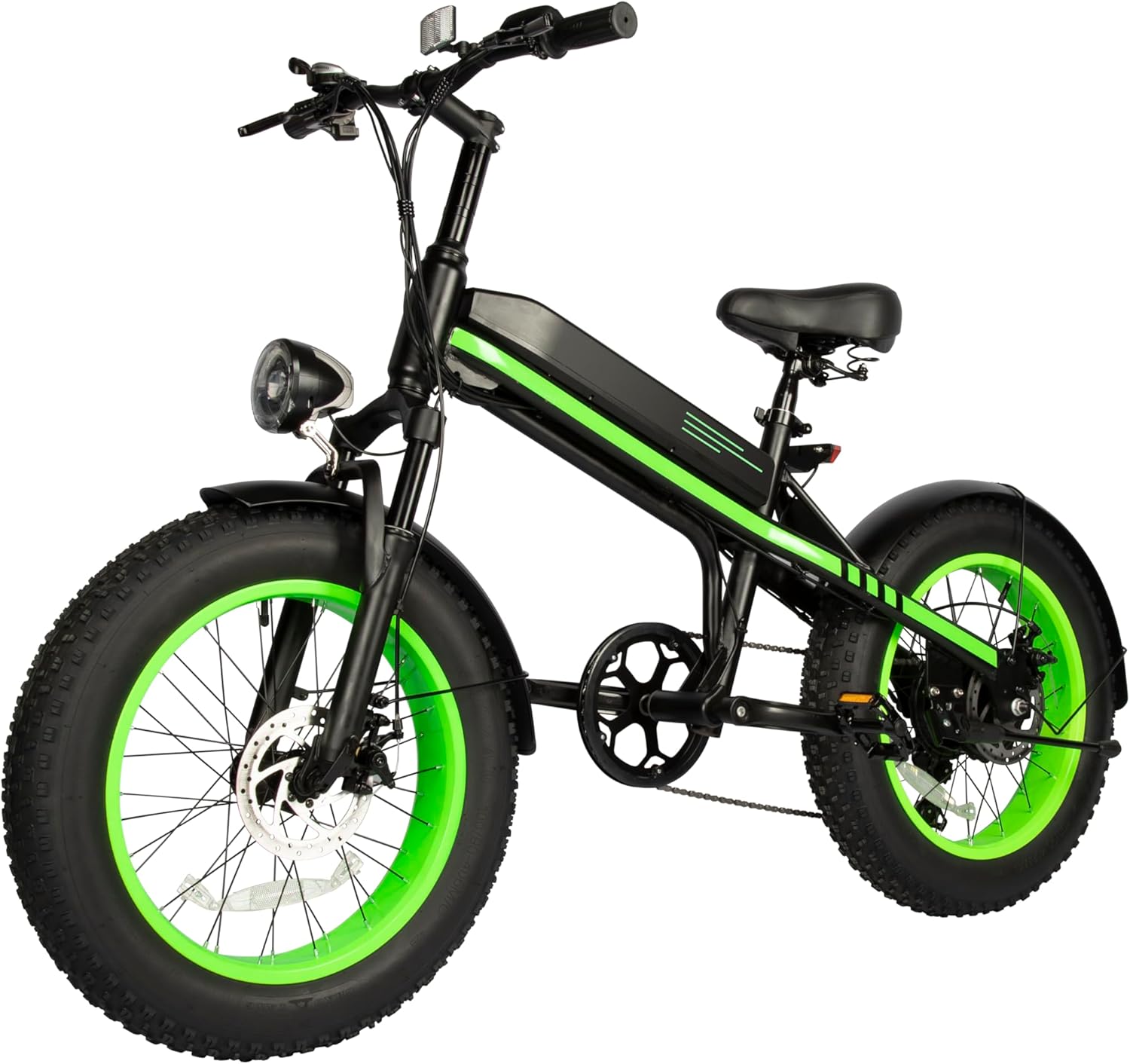Electric Bike for Adults, 20x4 Inch Fat Tire Ebike, Peak 750W Motor Electric Mountain Bike 36V10.4AH Battery, Up to 20MPH & 50 Miles