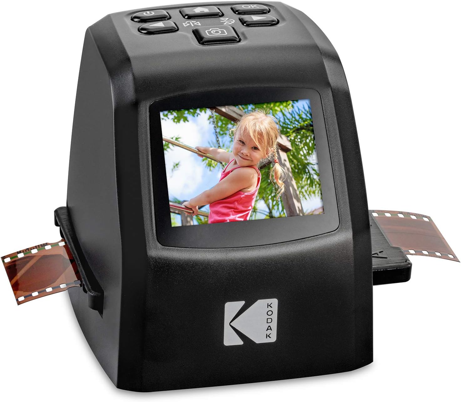 KODAK Mini Digital Film & Slide Scanner – Converts 35mm, 126, 110, Super 8 & 8mm Film Negatives & Slides to 22 Megapixel JPEG Images – Includes