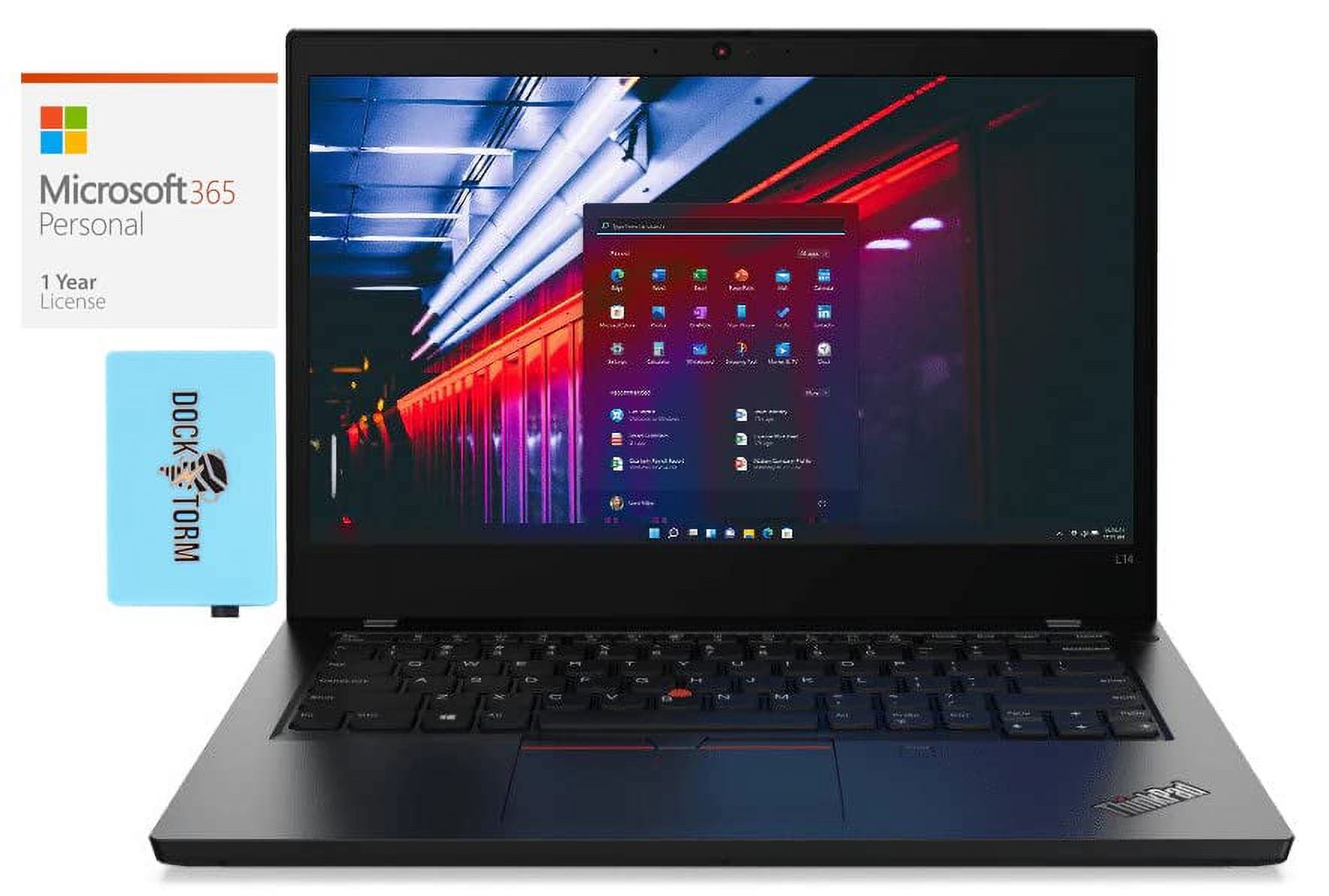 Lenovo ThinkPad L14 Gen 2 20X6S Home & Business Laptop (AMD Ryzen 5 Pro 5650U 6-Core, 16GB RAM, 256GB PCIe SSD, AMD Radeon