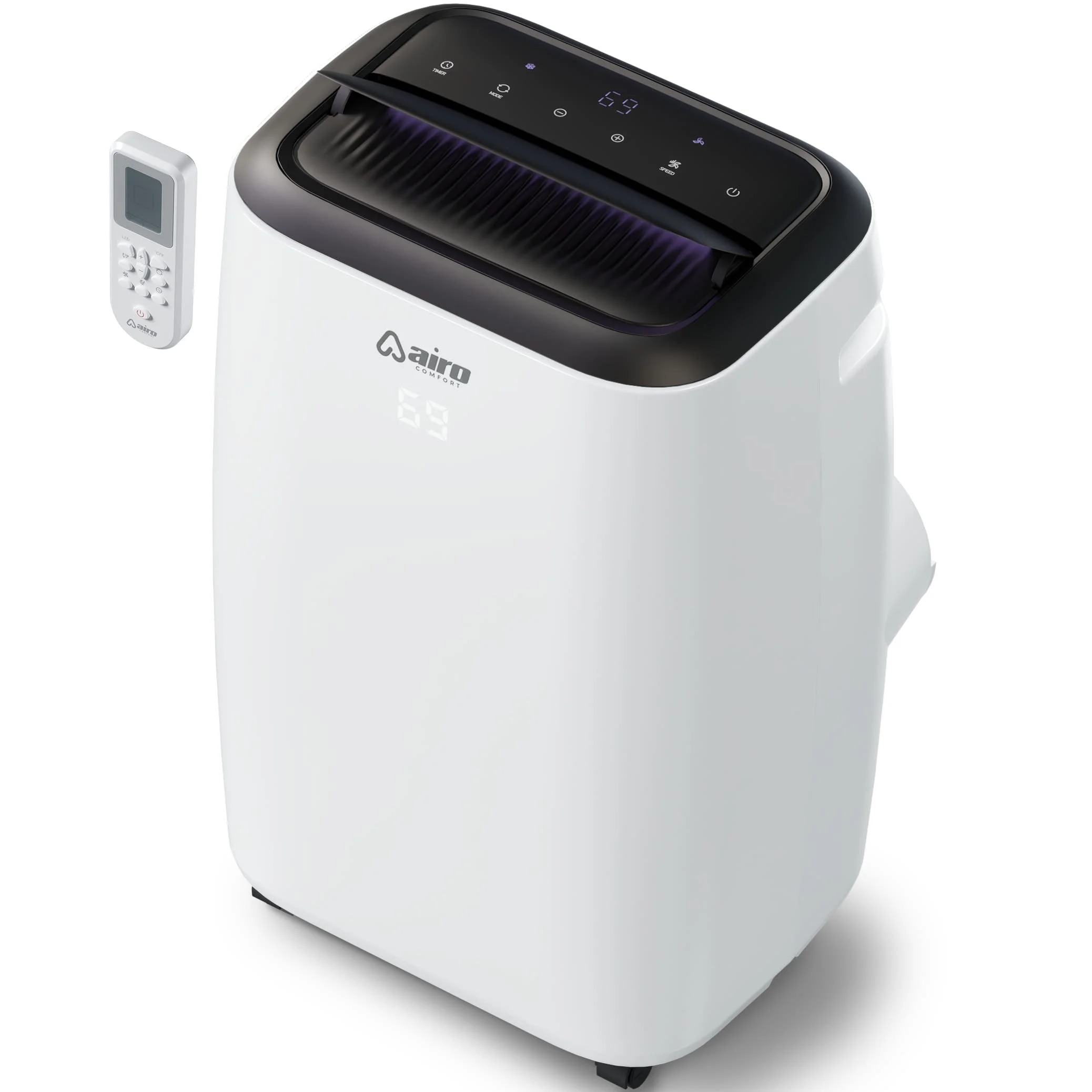 Airo Comfort Portable Air Conditioner 6000 BTU (8000 BTU ASHRAE), Standing AC Unit with DIY Window Kit