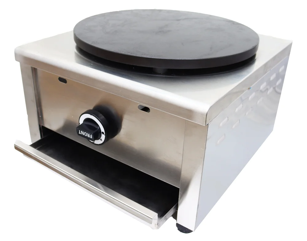 Techtongda Commercial Pancake Fruit Machine Single Head Natural Gas Crepe Maker 2000 Pa